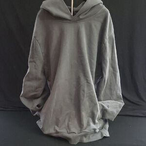 Men's Oversized Grey Pullover Hoodie Sweatshirt